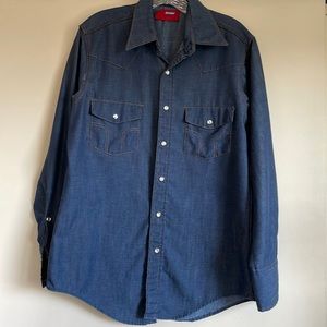 Vintage Dickies Pearl Snap Blouse